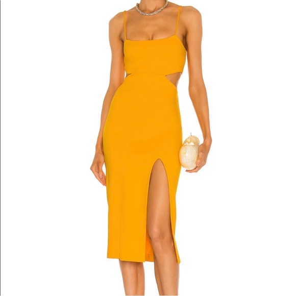 H:Ours Haydon Dress in Canary Yellow size medium - Picture 1 of 8